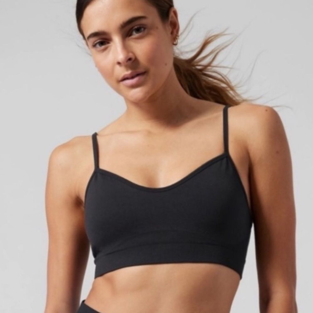 Athleta Black Renew‎ sport Bra D-DD XL NEW